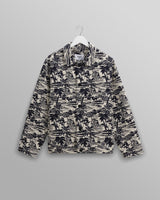 wax london men's Iggy - Navy And Ecru Beach Jacquard Jacket